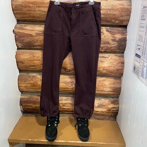 💜Very Nice Paige Joggers With Cinch Zippered Legs 30”